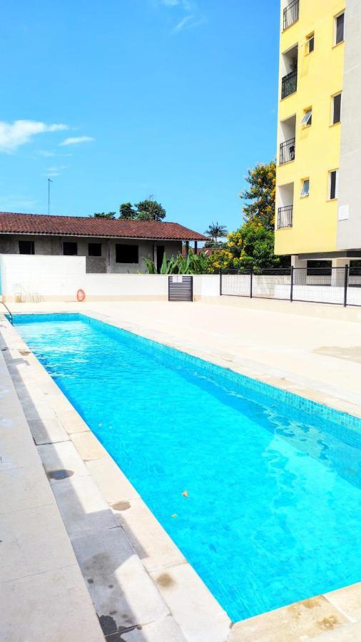 Apto Centro Ubatuba Com Varanda Gourmet, Suite E Piscina Exterior photo